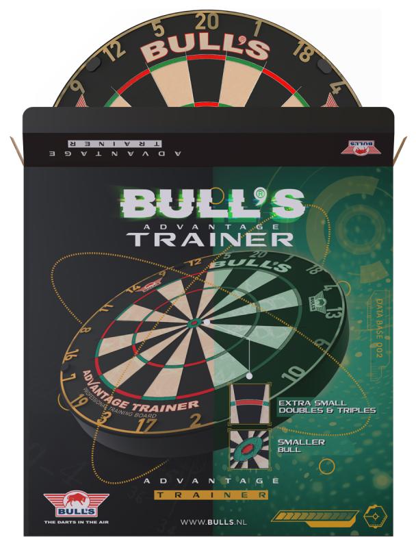 Bulls Advantage Trainer Dartboard Gold Bulls Advantage Trainer Dartboard Gold