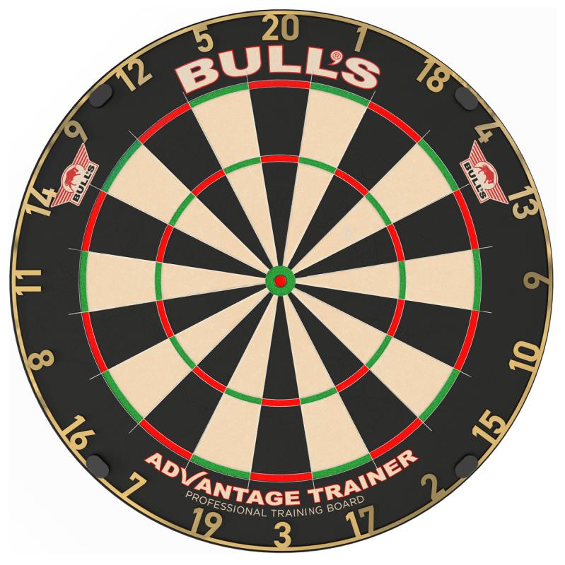Bulls Advantage Trainer Dartboard Gold Bulls Advantage Trainer Dartboard Gold