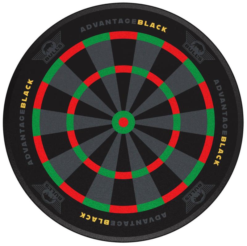 Bulls Mini Advantage Black Dartboard 10 cm Aussteller für Darts