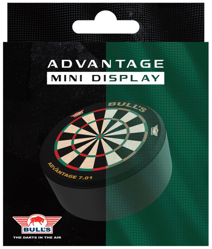 Bulls Mini Advantage Dartboard 10 cm Aussteller für Darts Bulls Mini Advantage Dartboard 10 cm Aussteller für Darts