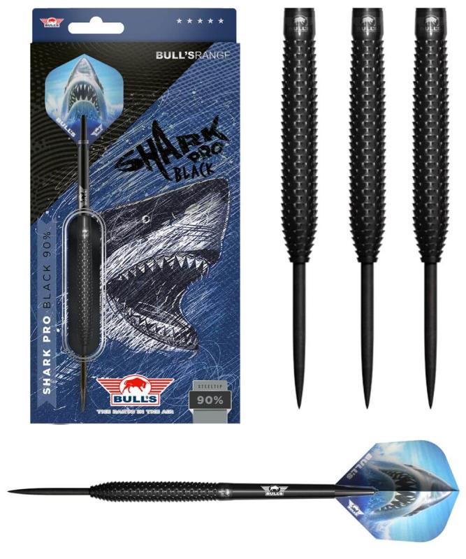Bulls Shark Pro Black 90% Steeldart 23 g