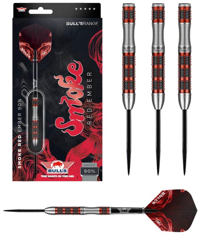 Bulls Smoke Red Ember 90% Steeldart 23-24g Bulls Smoke Red Ember 90% Steeldart 23-24g