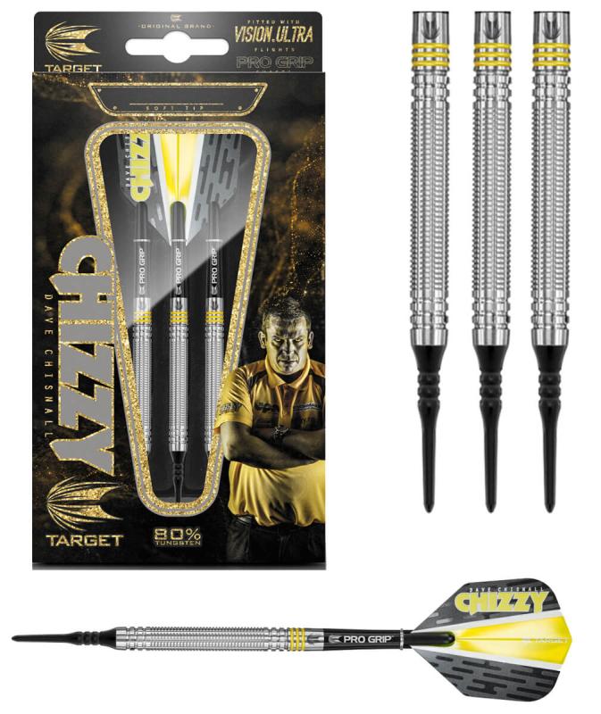 Target Dave Chisnall Softdarts 80% Tungsten 16-18-20g Target Dave Chisnall Softdarts 80% Tungsten 16-18-20g
