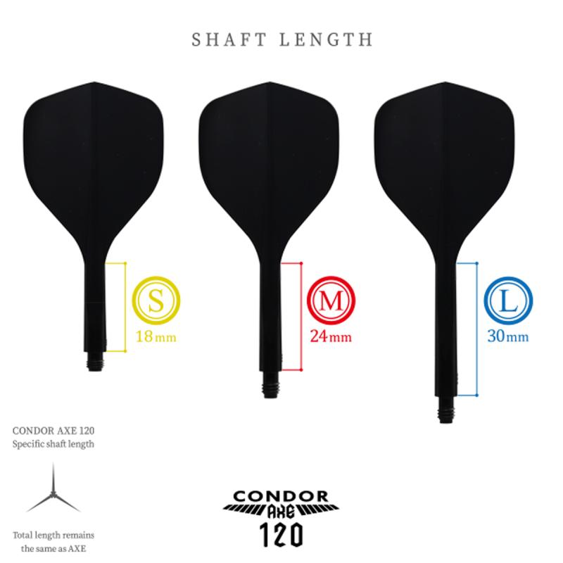 Condor AXE 120 Lila-Klar Flights Short 21,5 mm