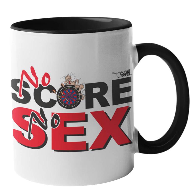 DA 058 No Score No sex Tasse schwarz DA 058 No Score No sex Tasse schwarz