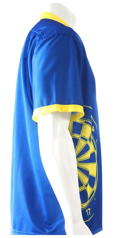 Darthemd Board blau-gelb