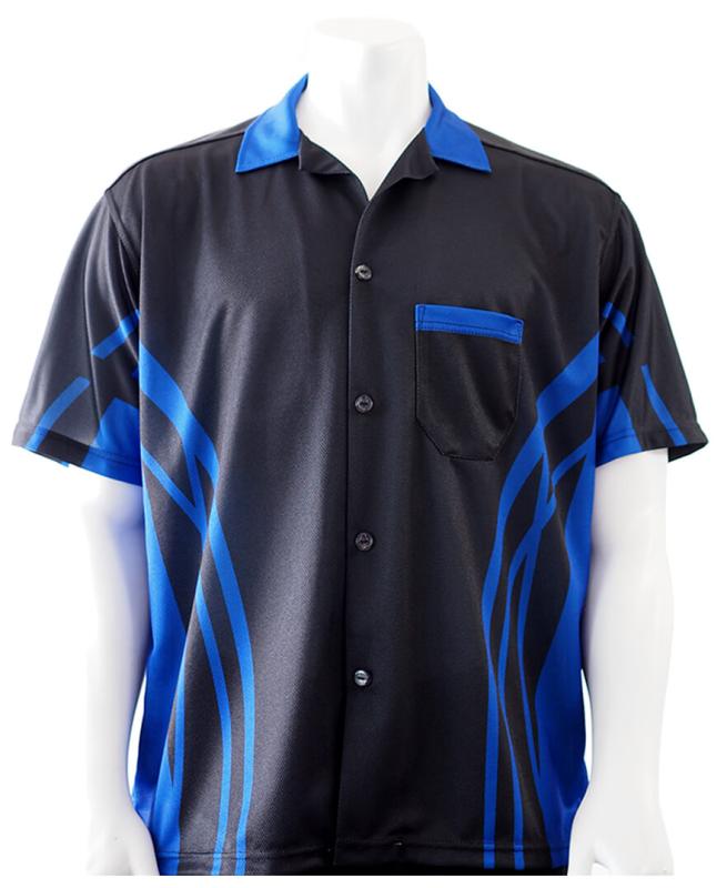 Darthemd Speed Schwarz-blau Darthemd Speed Schwarz-blau