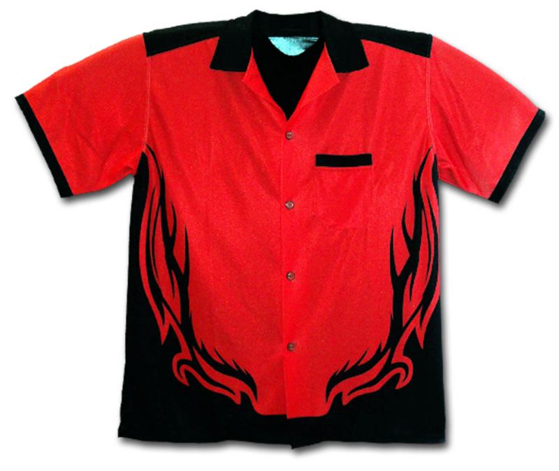 Darthemd Tribal rot-schwarz Darthemd Tribal rot-schwarz
