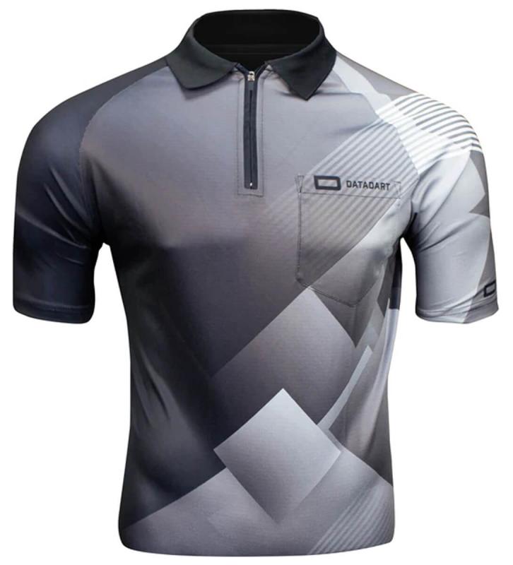 Datadart Vertex Dart Shirt Schwarz-Grau S