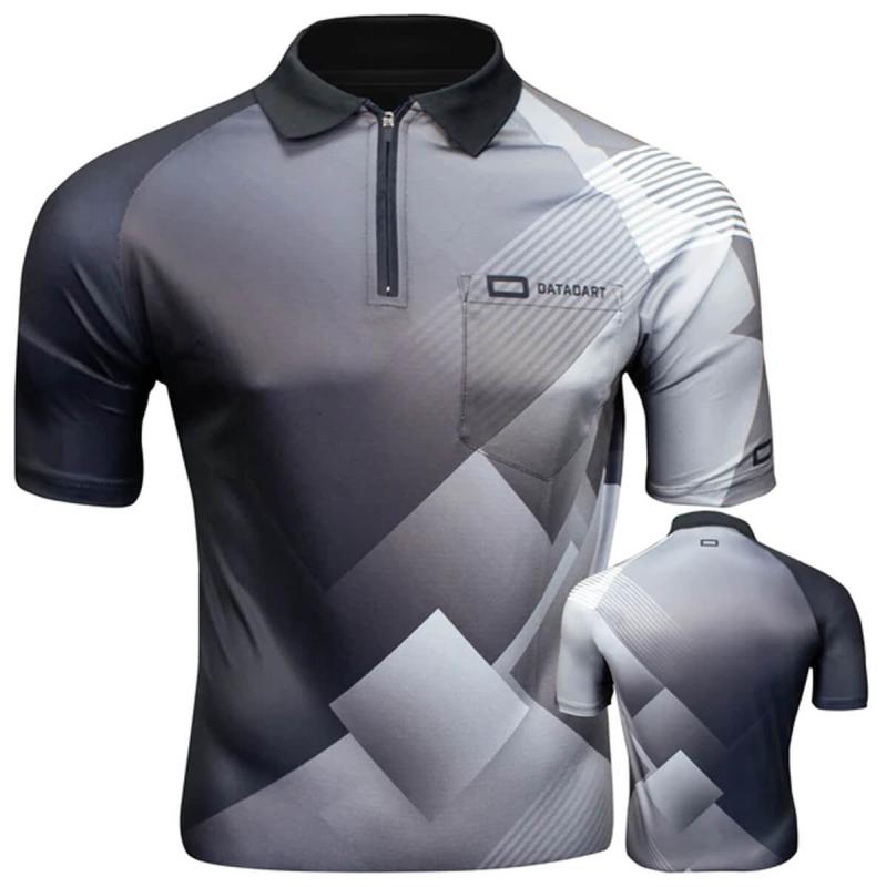 Datadart Vertex Dart Shirt Schwarz-Grau