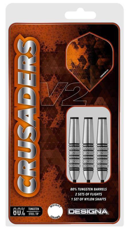 Designa Crusader V2 M4 80% Tungsten Steeldart 23-25 g