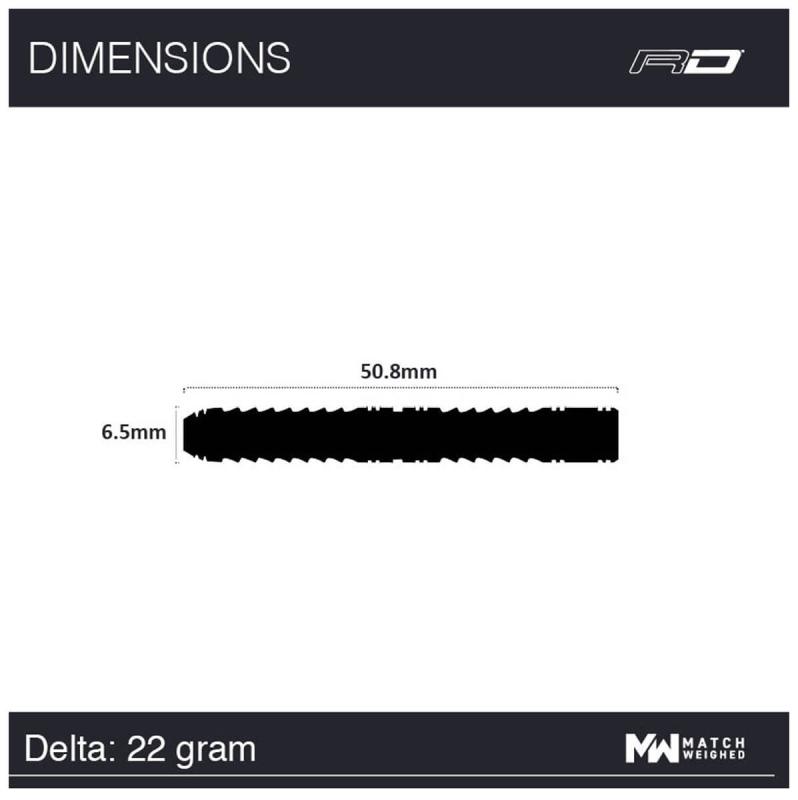 RedDragon Delta 1 Steeldart 22-24-26g RedDragon Delta 1 Steeldart 22-24-26g