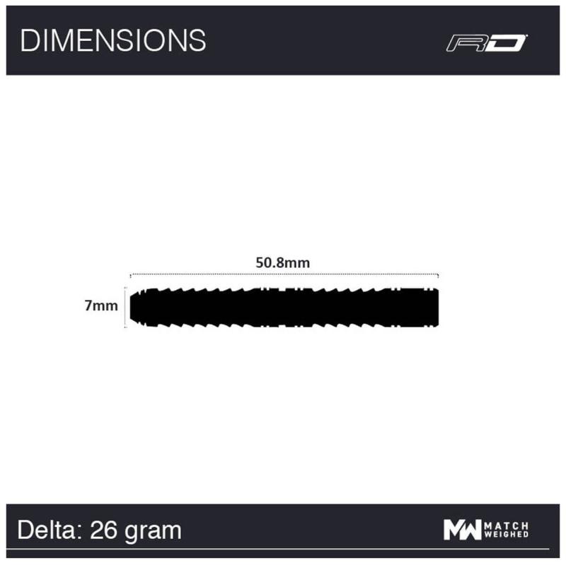 RedDragon Delta 1 Steeldart 22-24-26g RedDragon Delta 1 Steeldart 22-24-26g