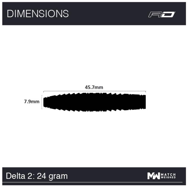 RedDragon Delta 2 Steeldart 24-26g RedDragon Delta 2 Steeldart 24-26g