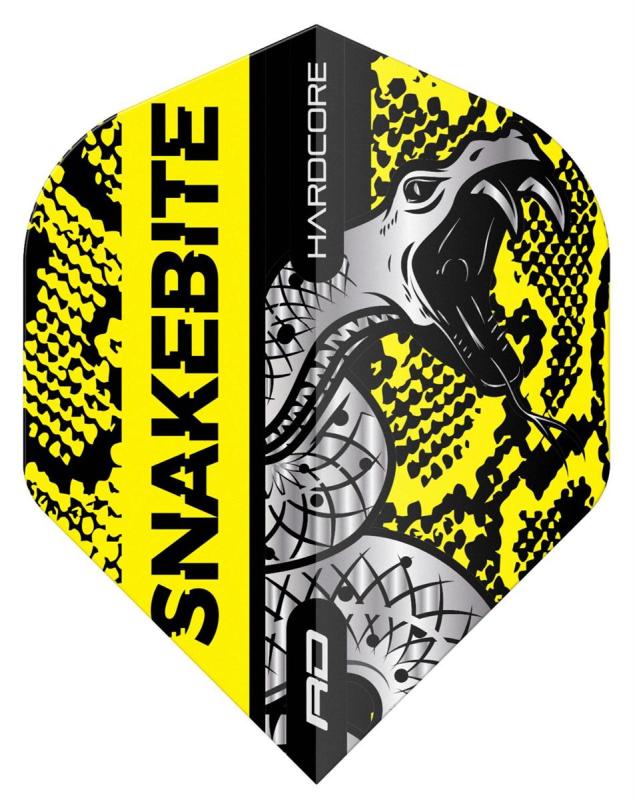 Snakebite Flights Schwarz - Gelb - Silber