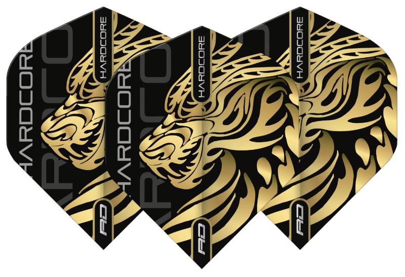 RedDragon Jonny Clayton - Dart Flights Schwarz - Gold