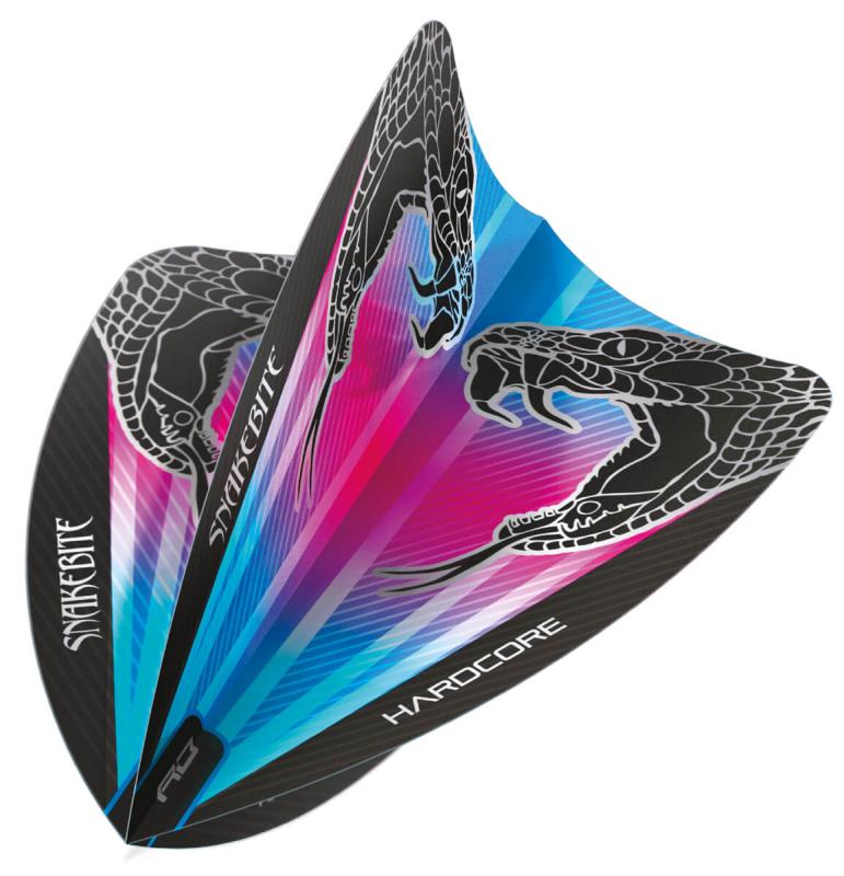 RedDragon Snakebite Freestyle Flights Hardcore Blau-Pink