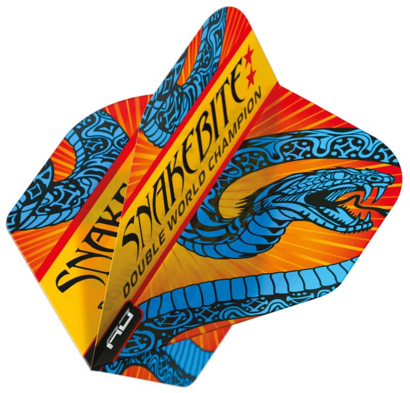 RedDragon Peter Wright DWC Std Flights Blau-Orange