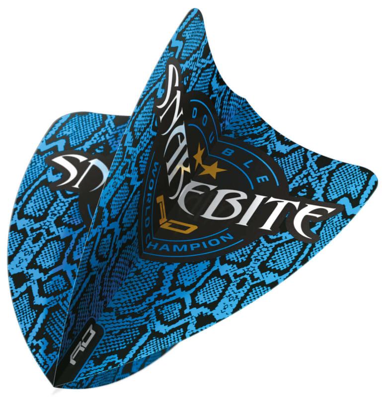 RedDragon Snakebite DWC Freestyle Flights Blau