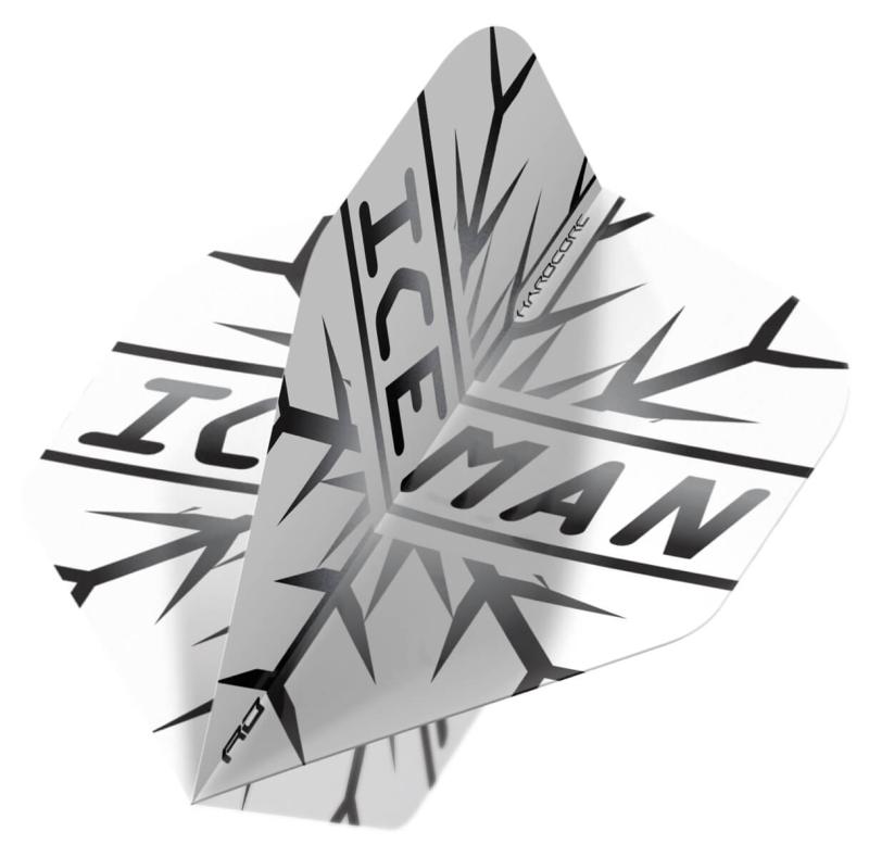 RedDragon Gerwyn Price - Iceman Dart Flights Grau Snowflake