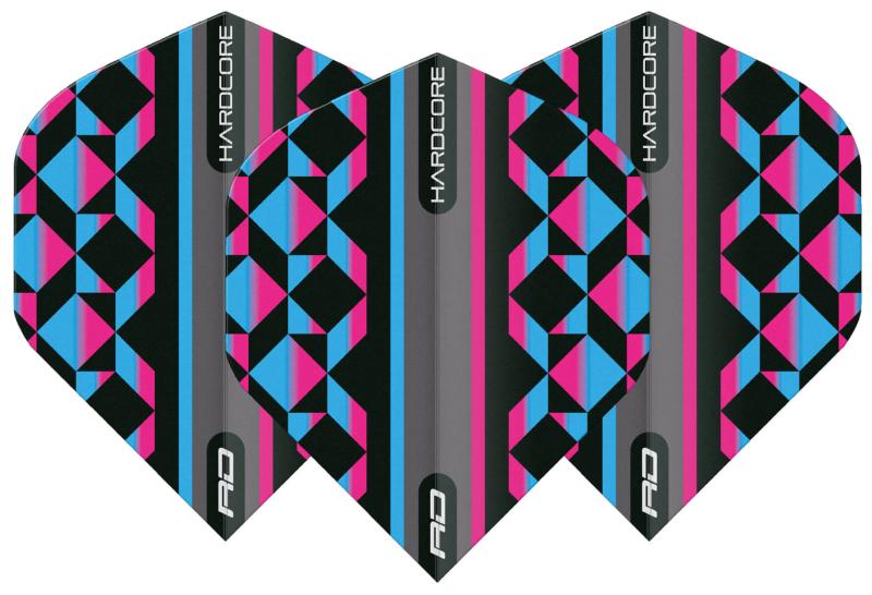 RedDragon Hardcore Radical Pink-Blau-Schwarz Geometric Flight