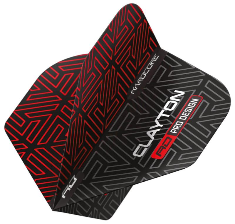 RedDragon Hardcore Premium Clayton Rot-Schwarz Flight