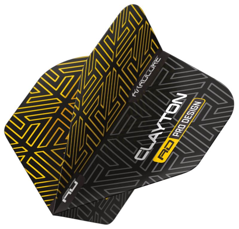 RedDragon Hardcore Premium Clayton Gold-Schwarz Flight