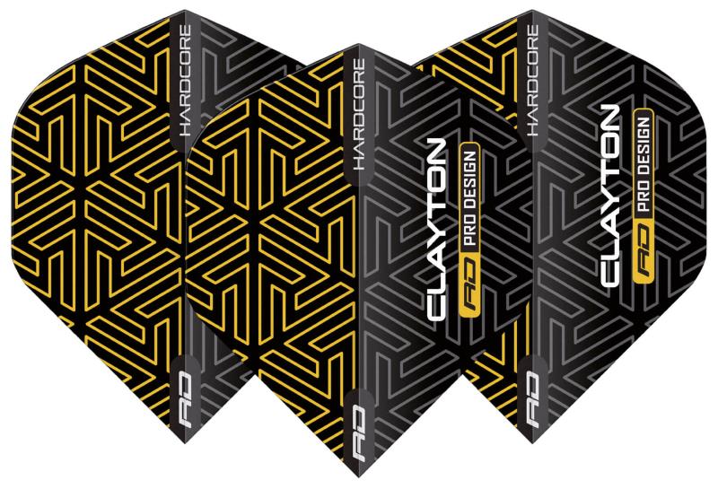 RedDragon Hardcore Premium Clayton Gold-Schwarz Flight