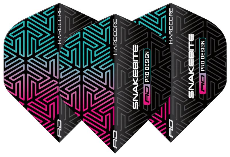 RedDragon Hardcore Premium Snakebite Schwarz-Rainbow
