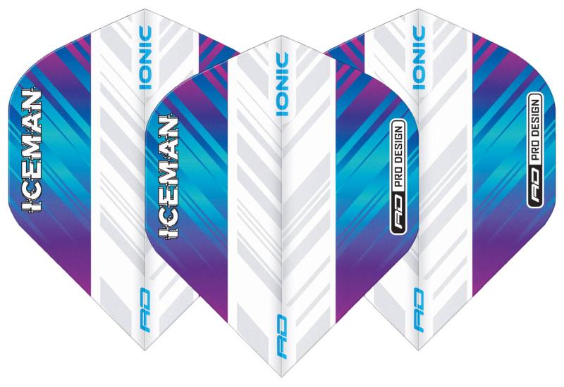RedDragon Hardcore Ionic Gerwyn Price Rainbow-Weiß Flight