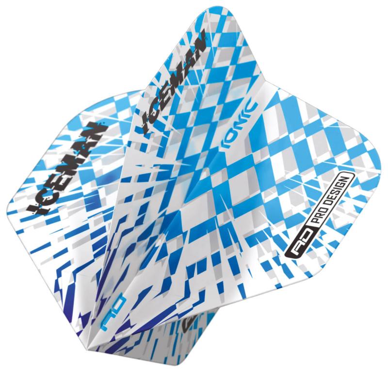 RedDragon Hardcore Ionic Gerwyn Price Blau-Weiß Std Burst Flight