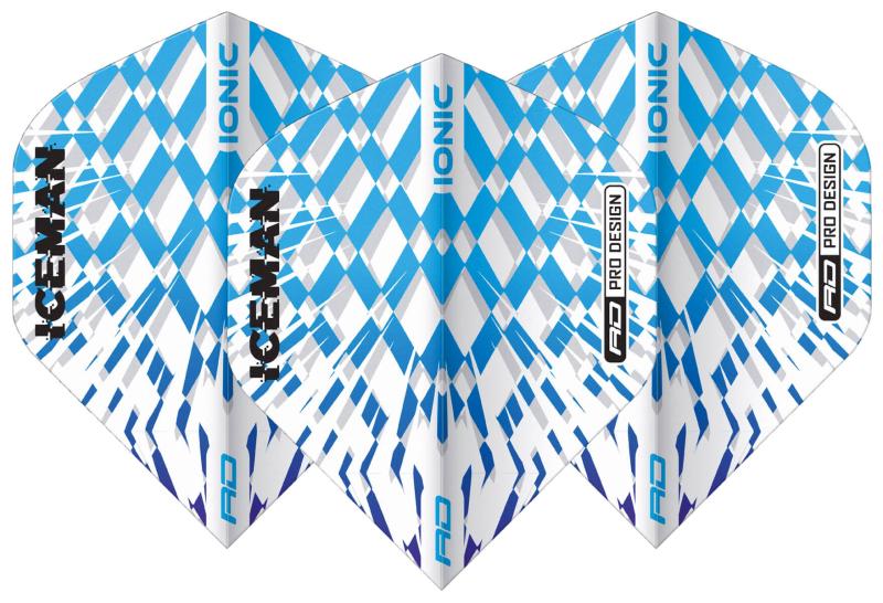 RedDragon Hardcore Ionic Gerwyn Price Blau-Weiß Std Burst Flight