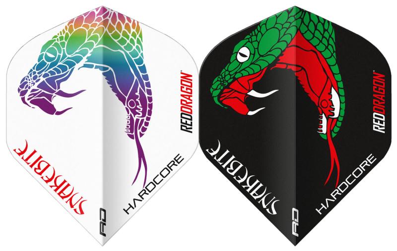 RedDragon Yin Yang Snakebite Flight Schwarz-Weiß