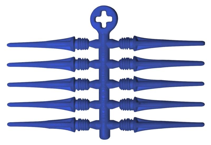 Cosmo Fit Point Plus 2 60 Stück Blau