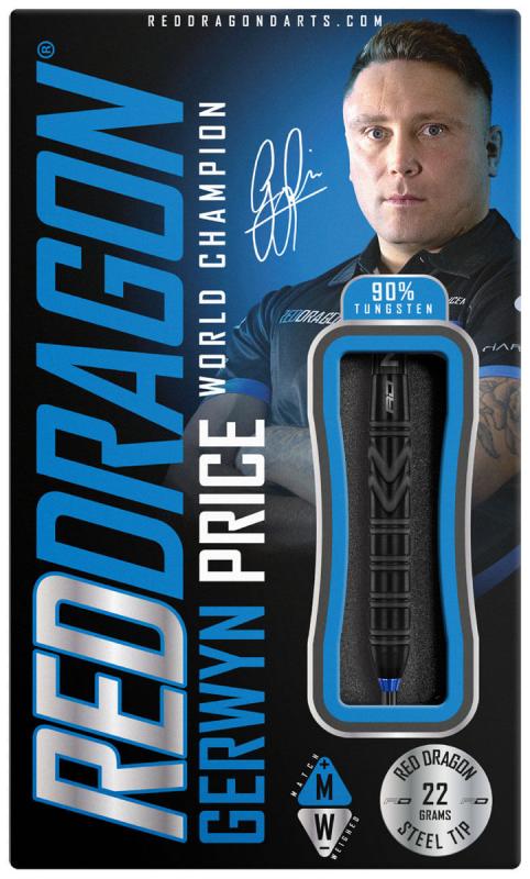 RedDragon Gerwyn Iceman Price Black SE Steeldart 22-24-26g RedDragon Gerwyn Iceman Price Black SE Steeldart 22-24-26g