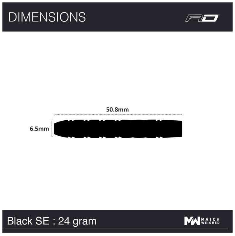 RedDragon Gerwyn Iceman Price Black SE Steeldart 22-24-26g RedDragon Gerwyn Iceman Price Black SE Steeldart 22-24-26g