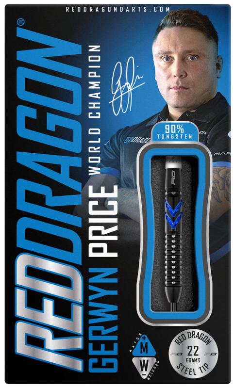 RedDragon Gerwyn Iceman Price Blue Ice Steeldart 22-24-26g RedDragon Gerwyn Iceman Price Blue Ice Steeldart 22-24-26g