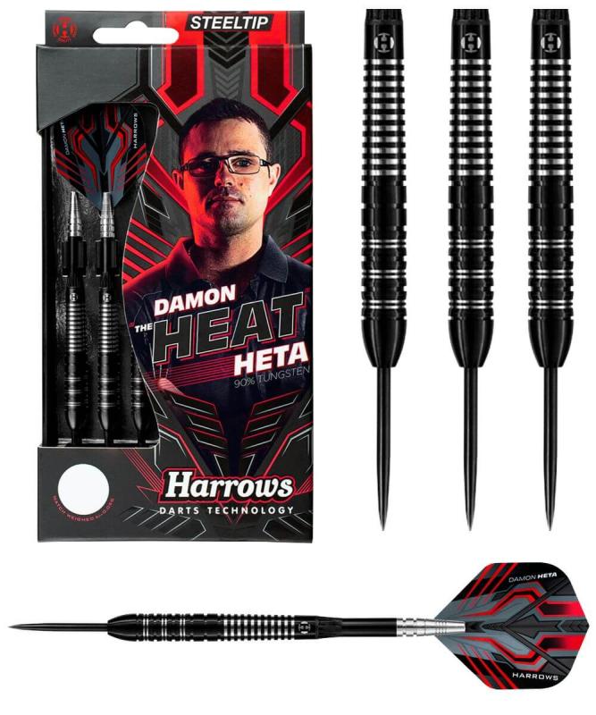 Harrows Damon Heta The Heat 90% Steeldart 21-23-25g Harrows Damon Heta The Heat 90% Steeldart 21-23-25g