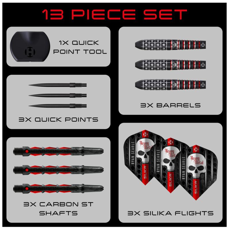 Harrows Ryan Searle Serie 3 90% Steeldart 22-23-24-26-30-32g