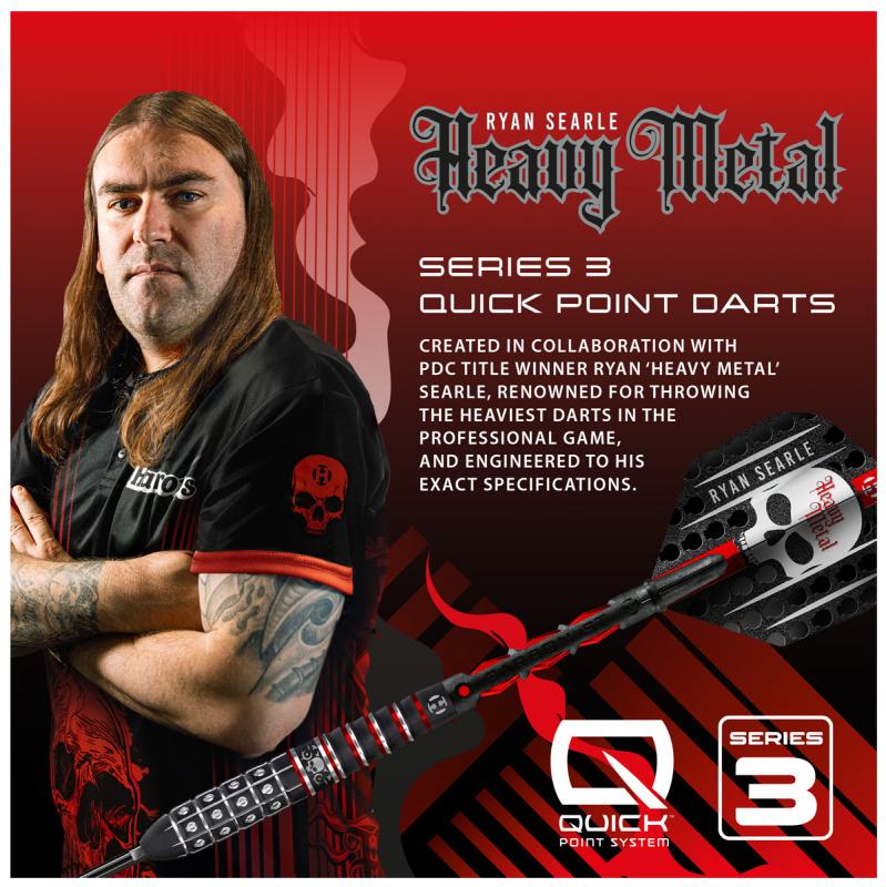Harrows Ryan Searle Serie 3 90% Steeldart 22-23-24-26-30-32g