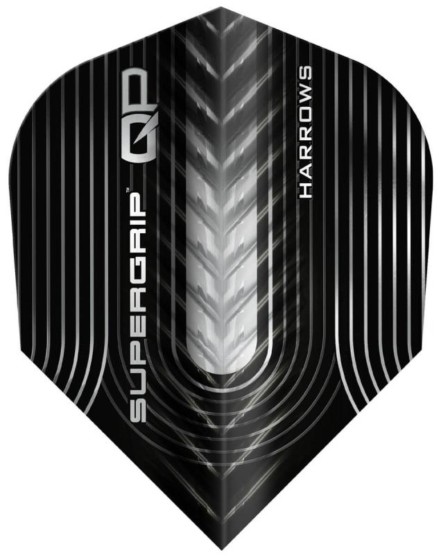 Harrows Supergrip Black QP Flight