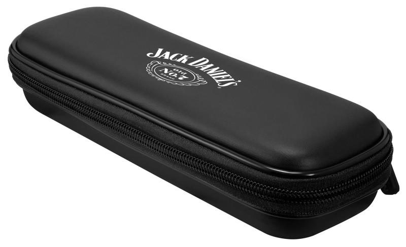 Jack Daniels Slim Darts Case Schwarz Jack Daniels Design