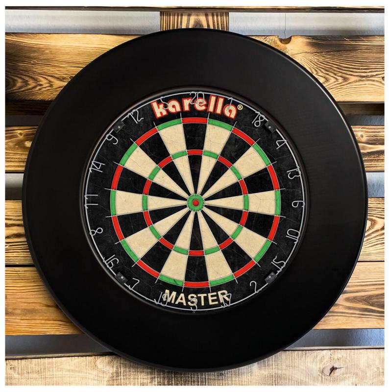 Karella Dartboard Surround PU Schwarz