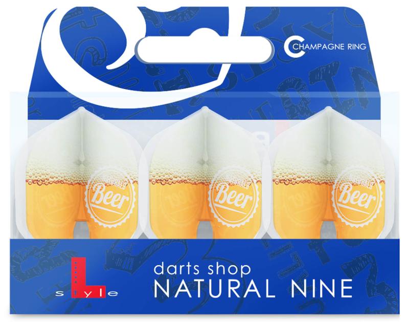 Signature Flight L1PRO Natural9 Love Beer Klar Weiß