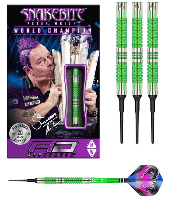 RedDragon Peter Wright Mamba 2 Softdart 20-22g RedDragon Peter Wright Mamba 2 Softdart 20-22g