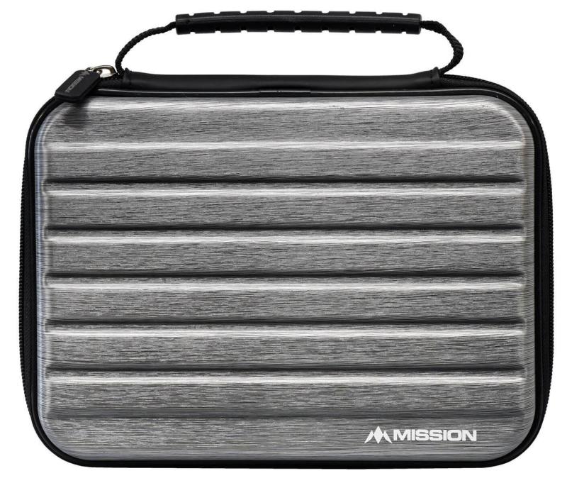 Darts Case - Metallic Silber Grau