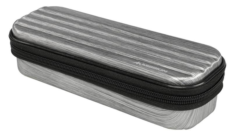 ABS-1 Darts Case - Metallic Silber Grau