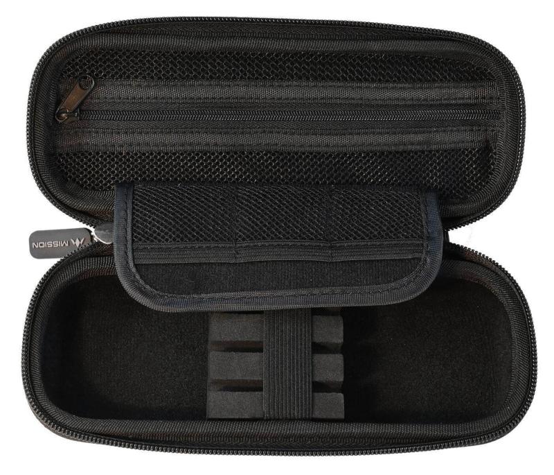 ABS-1 Darts Case - Metallic Silber Grau