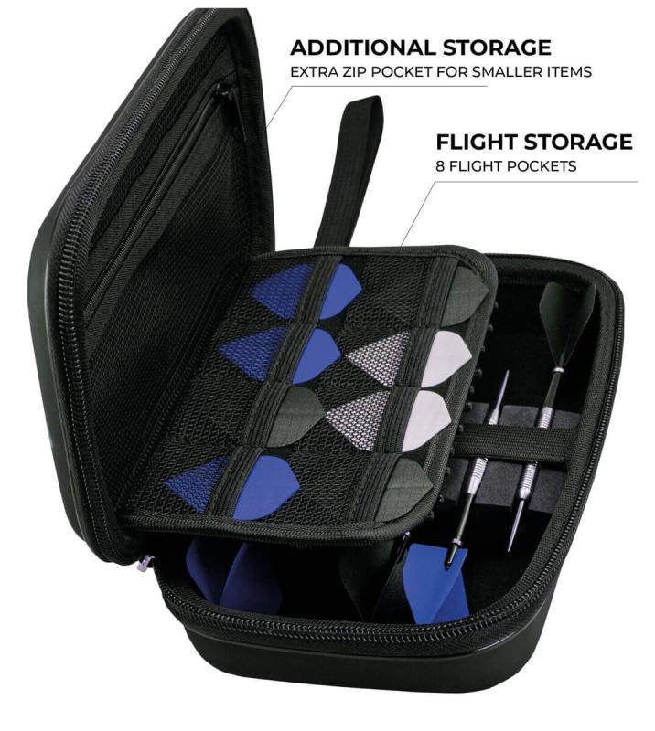 Mission Samurai Infinity großes Darts Case - Blau Mission Samurai Infinity großes Darts Case - Blau