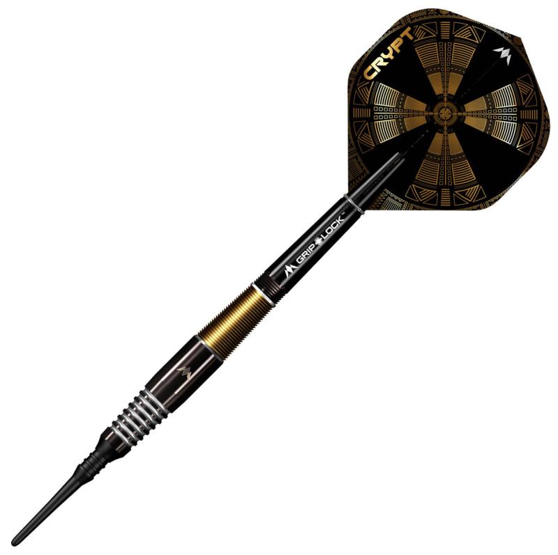 Mission Softdart Crypt M2 90% Schwarz-Gold 21g Mission Softdart Crypt M2 90% Schwarz-Gold 21g